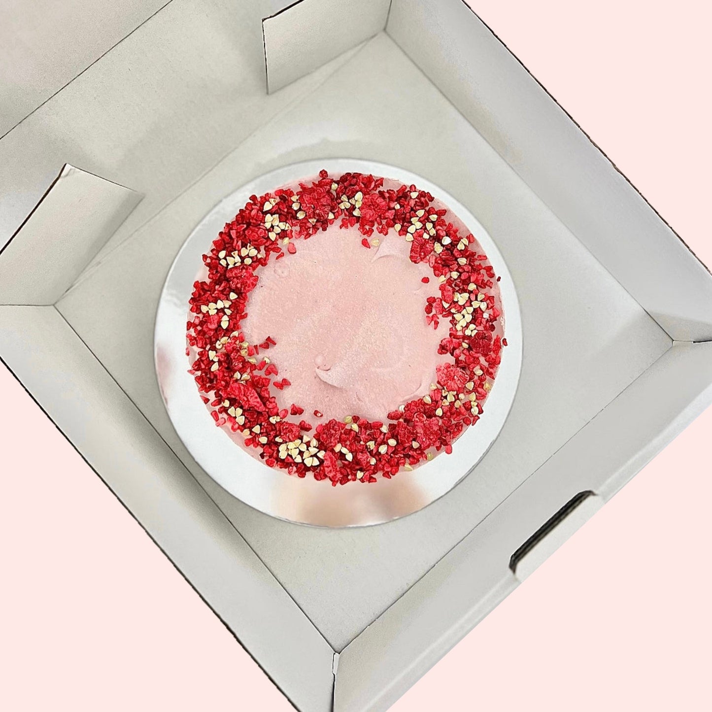 Raw Kind Lemon Raspberry Cake