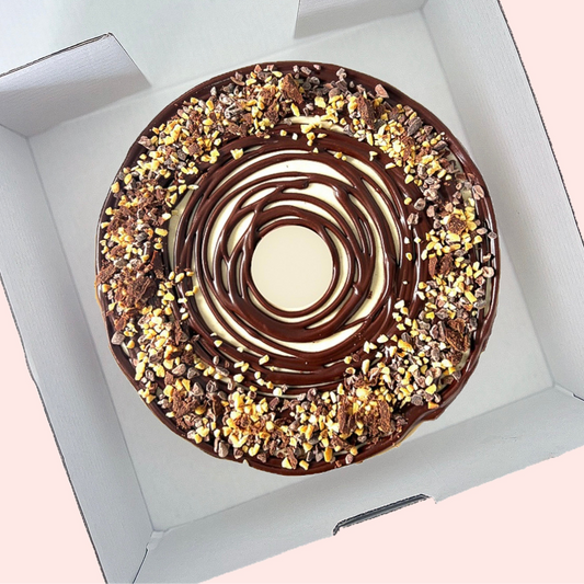 Raw Kind Snickers Cake