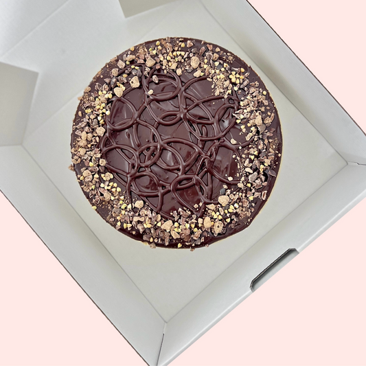 Raw Kind Chocolate Caramel Cake