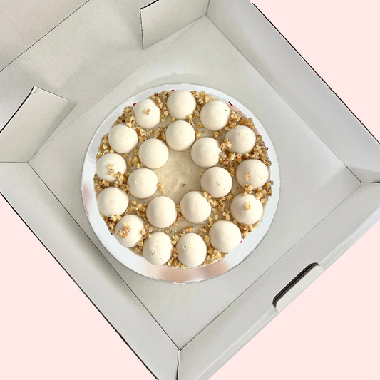 Raw Kind Vanilla Toffee Cake
