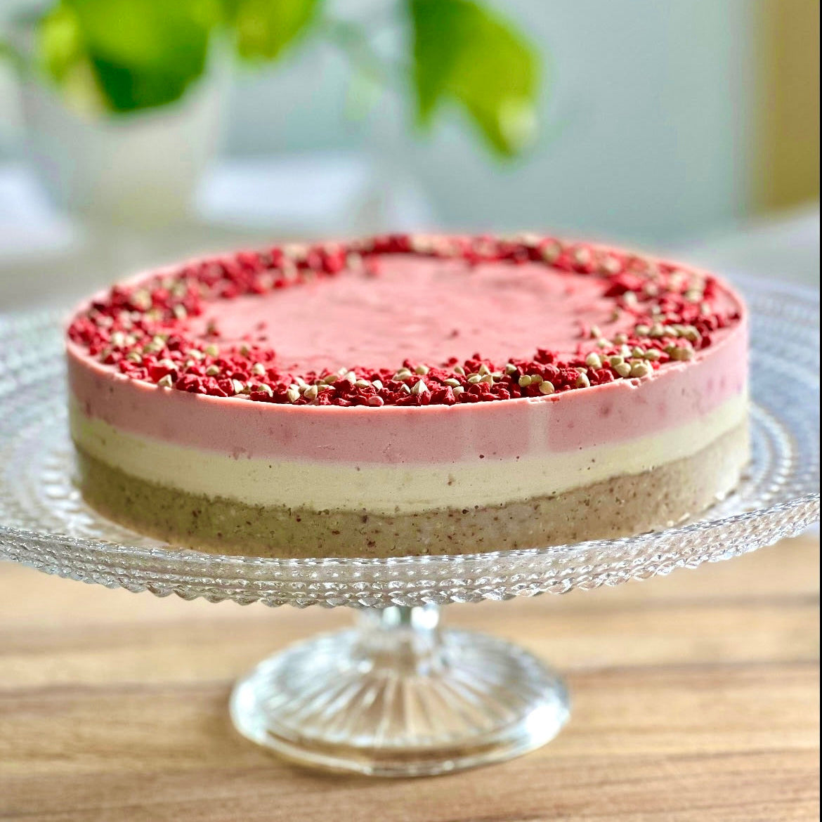Raw Kind Lemon Raspberry Cake