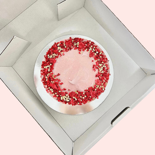 Raw Kind Lemon Raspberry Cake