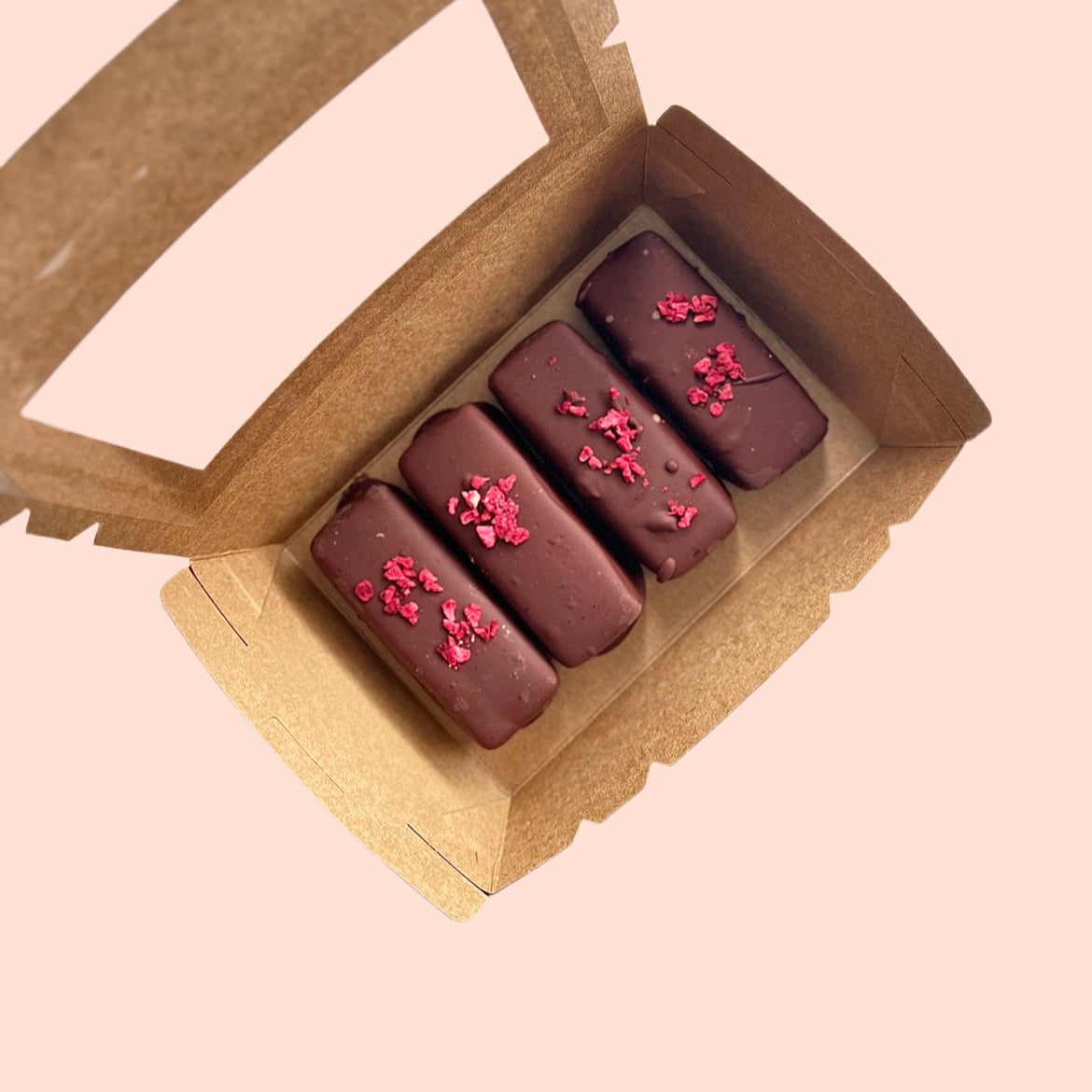 Raw Kind Vanilla Raspberry Frozen Dessert Bars
