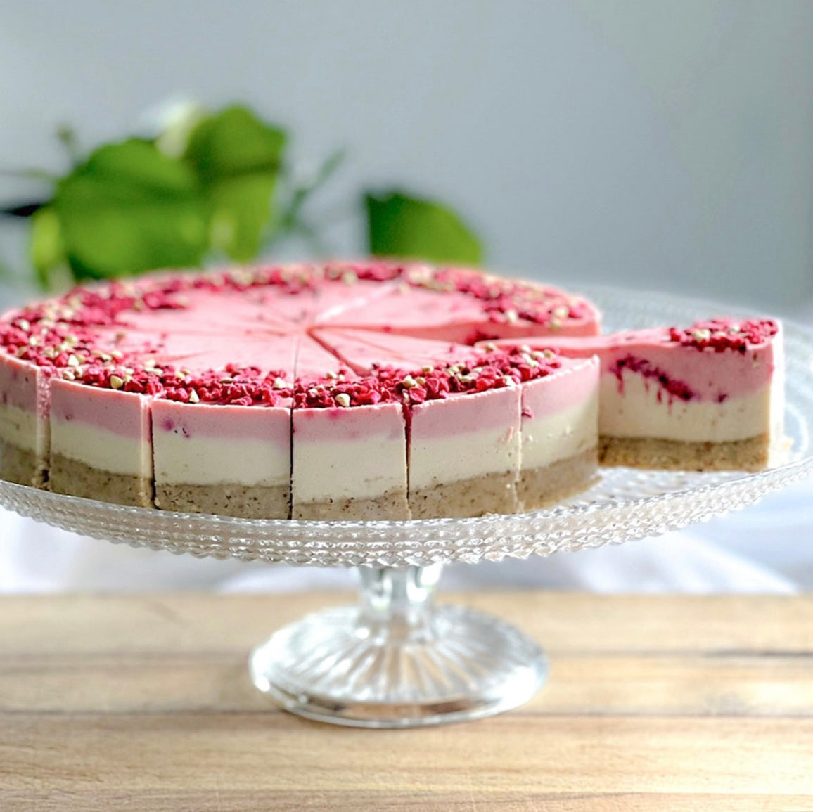 Raw Kind Lemon Raspberry Cake
