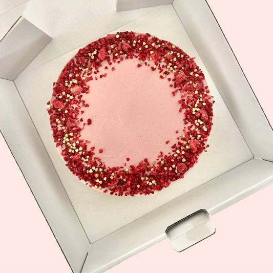 Raw Kind Lemon Raspberry Cake