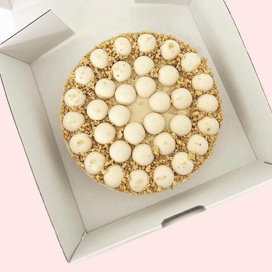 Raw Kind Vanilla Toffee Cake